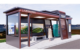 江西萍鄉智能公交候車亭發（fā）貨案例