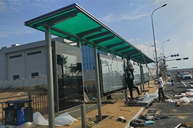 海南海口公交候車亭（tíng）發貨案例