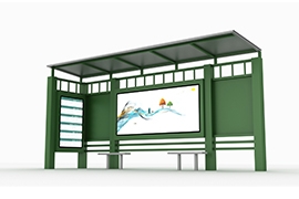 廣東陽江公交候車亭發貨案例
