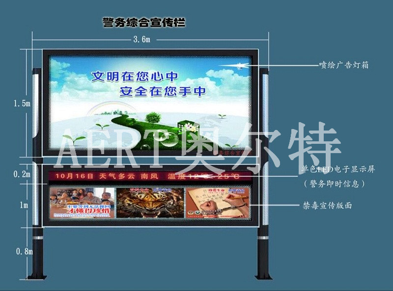奧爾特新款閱報欄