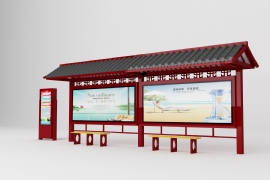 奧爾特公交站台廠（chǎng）家 打造仿古創意（yì）候車亭