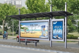 候車亭廠（chǎng）家設計（jì）簡潔大氣（qì）實用候車亭