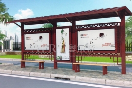 仿古公交站台的優勢