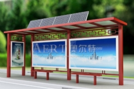 候（hòu）車亭廠家設計鄉村候車亭