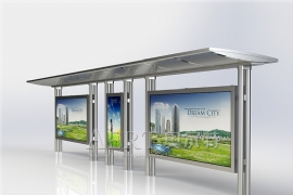 不鏽鋼公交候車（chē）亭使用極為範圍廣泛