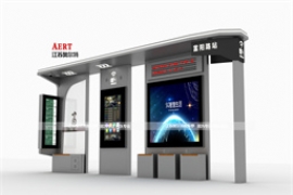江蘇智能公交候車（chē）亭燈箱發貨案例