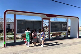 塔城智慧公交站台發貨案例