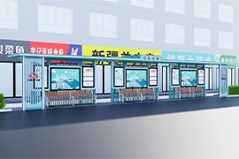 浙江麗水雲和公交站台發貨案例